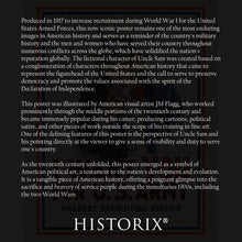 Load image into Gallery viewer, Digitally Restored and Enhanced 1917 Uncle Sam I Want You Poster Matte - Vintage Uncle Sam Wall Art Poster - I Want You For US Army Poster Matte Print