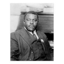 Load image into Gallery viewer, Digitally Restored and Enhanced 1920 Marcus Garvey Poster Photo - Vintage Photo of Provisional President of Africa Marcus Garvey Wall Art Picture Print