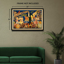 Cargar imagen en el visor de la galería, Digitally Restored and Enhanced 1910 Thurston Magician Poster - All Out of a Hat - Vaudeville Golden Age Theater Magic - Archival Print
