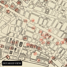 Load image into Gallery viewer, Digitally Restored and Enhanced 1941 Rio de Janeiro Map Print - Vintage Map of Rio de Janeiro Brazil Poster - Central Area Map of Rio de Janeiro Wall Art