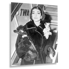 Cargar imagen en el visor de la galería, Digitally Restored and Enhanced 1958 Maria Callas Photo Print - Vintage Photo of Bel Canto Opera Singer Maria Callas Portrait Poster