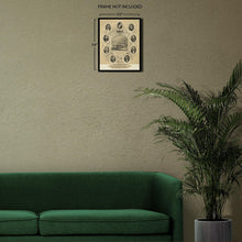 Cargar imagen en el visor de la galería, Digitally Restored and Enhanced 1875 The Billiard Monarchs Photo Print - Vintage Photo of The Billiard Monarchs Wall Art Poster