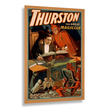 Cargar imagen en el visor de la galería, Digitally Restored and Enhanced 1910 Thurston the Great Magician Poster - Vintage Magic Show Lithograph - Edwardian Era Stage Performance Art - Museum-Quality Print