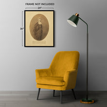 Load image into Gallery viewer, Digitally Restored and Enhanced 1859 John Brown Portrait Photo Print - Vintage Photo of American Abolitionist Movement Leader John Brown Poster Wall Art