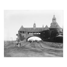 Cargar imagen en el visor de la galería, Digitally Restored and Enhanced 1898 The Narragansett Casino Photo Print - Vintage Photo of The Narragansett Pier Casino in Rhode Island Poster Wall Art
