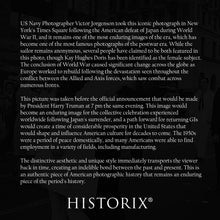 Load image into Gallery viewer, Digitally Restored and Enhanced 1945 VJ Day Times Square Kiss Photo Print - Vintage Photo of Victory Over Japan Day Times Square Kiss in New York City