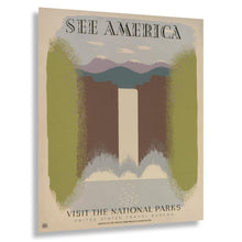 Load image into Gallery viewer, Digitally Restored and Enhanced 1936 See America National Parks Travel Poster - WPA Federal Art Project - Depression Era Tourism Art - Museum-Quality Print