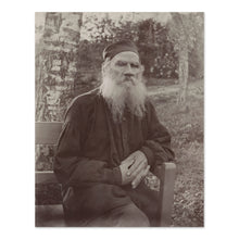 Load image into Gallery viewer, Digitally Restored and Enhanced 1897 Leo Tolstoy Photo Print - Vintage Portrait Photo of Leo Tolstoy - Lev Nikolayevich Tolstoy Wall Art Poster Photo