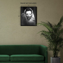 Cargar imagen en el visor de la galería, Digitally Restored and Enhanced 1959 Anais Nin Photo Print - Vintage Portrait Photo of Author Anais Nin - Novelist Anais Nin Portrait Poster