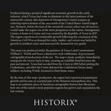 Load image into Gallery viewer, Digitally Restored and Enhanced 1880 Montgomery County Texas Map Print - Montgomery County Texas Map Wall Art - Vintage Map of Montgomery Texas Poster