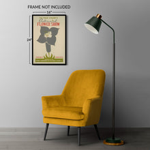 Load image into Gallery viewer, Digitally Restored and Enhanced 1939 Hinsdale Illinois Centennial Flower Show WPA Federal Art Project Poster - Depression Era Art Deco - Archival Reproduction