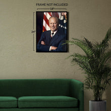 Cargar imagen en el visor de la galería, Digitally Restored and Enhanced Gerald R Ford 38th President of the United States Official Portrait Photo Print Poster