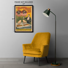 Load image into Gallery viewer, Digitally Restored and Enhanced 1898 Barnum & Bailey Circus Poster - Trained Pigs Playing Xylophones - Victorian Animal Act - Archival Print