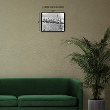 Cargar imagen en el visor de la galería, Digitally Restored and Enhanced 1932 Lunch Atop A Skyscraper Photo Print - Vintage Photo of Eleven Ironworkers Having Lunch Atop A Skyscraper Wall Art