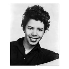 Load image into Gallery viewer, Digitally Restored and Enhanced 1959 Lorraine Hansberry Photo Print - Vintage Portrait Photo of Lorraine Vivian Hansberry Facing Front Wall Art Poster