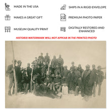 Load image into Gallery viewer, Digitally Restored and Enhanced 1890 Buffalo Soldiers Photo Print - Vintage Photo of The Buffalo Soldiers in Fort Keogh Montana Wall Art Poster Print