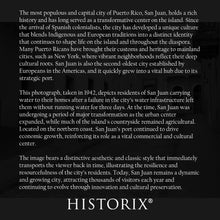 Cargar imagen en el visor de la galería, Digitally Restored and Enhanced 1942 San Juan Puerto Rico Photo Print - Vintage Photo of People Carrying Water in San Juan Puerto Rico Poster