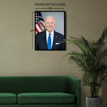Cargar imagen en el visor de la galería, Digitally Restored and Enhanced Joe Biden 46th President of the United States Official Portrait Photo Poster