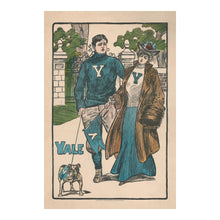 Load image into Gallery viewer, Digitally Restored and Enhanced 1902 Yale University Vintage College Poster - Ivy League Football Athletics - Edwardian Era Sports Art - Museum-Quality Print