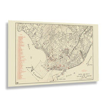 Load image into Gallery viewer, Digitally Restored and Enhanced 1941 Rio de Janeiro Map Print - Vintage Map of Rio de Janeiro Brazil Poster - Central Area Map of Rio de Janeiro Wall Art