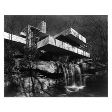 Load image into Gallery viewer, Digitally Restored and Enhanced 1939 Falling Water Poster Photo Print - Vintage Wall Art Photo Print of The Falling Water Dwelling by Frank Lloyd Wright