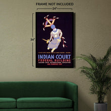 Cargar imagen en el visor de la galería, Digitally Restored and Enhanced 1939 Apache Devil Dancer Arizona Golden Gate Exposition WPA Federal Art
Project Poster - Depression Era Art Deco - Archival Reproduction