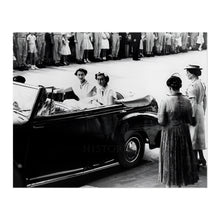 Load image into Gallery viewer, Digitally Restored and Enhanced 1954 Queen Elizabeth II Photo Print - Old Photo of Queen Elizabeth II - Vintage Photo of Queen Elizabeth Poster Wall Art