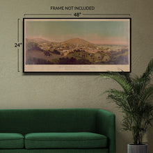 Load image into Gallery viewer, Digitally Restored and Enhanced 1849 San Francisco from Stock Exchange Site Gold Rush Print - California History - Archival Reproduction