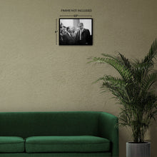 Load image into Gallery viewer, Digitally Restored and Enhanced 1964 Martin Luther King & Malcolm X Photo Print - Vintage Photo of Malcolm X and Martin Luther King Jr Poster Wall Art
