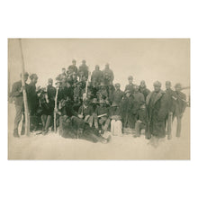 Load image into Gallery viewer, Digitally Restored and Enhanced 1890 Buffalo Soldiers Photo Print - Vintage Photo of The Buffalo Soldiers in Fort Keogh Montana Wall Art Poster Print