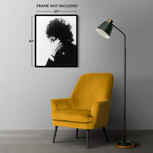 Cargar imagen en el visor de la galería, Digitally Restored and Enhanced 1967 Bob Dylan Photo Print - Vintage Portrait Photo of Singer Songwriter Bob Dylan Poster Wall Art