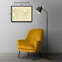 Load image into Gallery viewer, 1908 Key West Florida Map Print - Vintage Map of Key West Florida Poster - Old Key West Monroe County Florida Map Wall Art