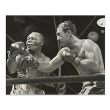 Load image into Gallery viewer, Digitally Restored and Enhanced 1952 Rocky Marciano Photo Print - Vintage Photo of Rocky Marciano Knocking Out Jersey Joe Walcott - Rocky Marciano Poster