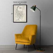 Load image into Gallery viewer, Digitally Restored and Enhanced 1870 Rochester New York Map Poster - Vintage Map of Rochester NY Wall Art - Old Map of Rochester City from Cornells Maps