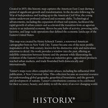 Load image into Gallery viewer, Digitally Restored and Enhanced 1835 Map of Eastern United States Poster - Vintage Eastern Half Map of the United States Wall Art - Old USA Map Poster Print