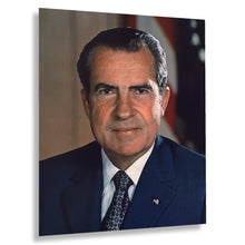 Cargar imagen en el visor de la galería, Digitally Restored and Enhanced Richard M Nixon 37th President of the United States Official Portrait Photo Print Poster