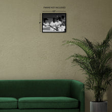 Load image into Gallery viewer, Digitally Restored and Enhanced 1953 Jackie Robinson & Pee Wee Reese Print Photo - Old Photo of Brooklyn Dodgers Jackie Robinson and Pee Wee Reese Wall Art