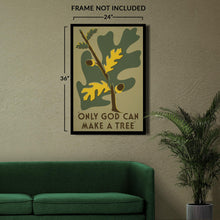 Load image into Gallery viewer, Digitally Restored and Enhanced 1938 Only God Can Make a Tree Ohio State Parks WPA Federal Art Project Poster - Depression Era Art Deco - Archival Reproduction