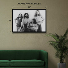 Cargar imagen en el visor de la galería, Digitally Restored and Enhanced 1971 Led Zeppelin Photo Print - Vintage Led Zeppelin Poster Print - Old Photo of English Rock Band Led Zeppelin Wall Art