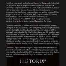 Cargar imagen en el visor de la galería, Digitally Restored and Enhanced 1904 Geronimo Photo Print - Vintage Portrait Photo of Military Leader Geronimo Goyaale Print Wall Art