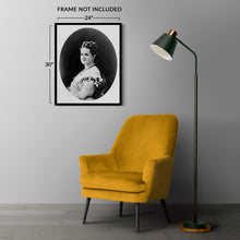 Cargar imagen en el visor de la galería, Digitally Restored and Enhanced 1953 Emily Roebling Photo Print - Vintage Photo of The Brooklyn Bridge Engineer Emily Warren Roebling Poster Wall Art