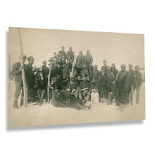 Load image into Gallery viewer, Digitally Restored and Enhanced 1890 Buffalo Soldiers Photo Print - Vintage Photo of The Buffalo Soldiers in Fort Keogh Montana Wall Art Poster Print