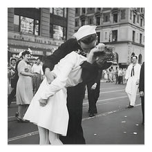 Load image into Gallery viewer, Digitally Restored and Enhanced 1945 VJ Day Times Square Kiss Photo Print - Vintage Photo of Victory Over Japan Day Times Square Kiss in New York City