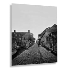 Load image into Gallery viewer, Digitally Restored and Enhanced 1861 St Augustine Florida Photo Print - Old Photo of Saint Augustine Florida Street View During Civil War Wall Art Poster