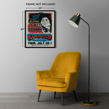 Load image into Gallery viewer, Digitally Restored and Enhanced 1966 James Brown Poster Matte - Vintage Poster of Mr Dynamite James Brown in Apollo Theater - James Brown Wall Art Print