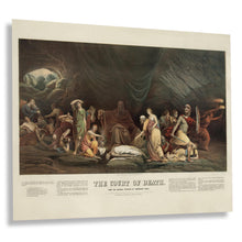 Load image into Gallery viewer, Digitally Restored and Enhanced 1859 The Court of Death Poster Print - Vintage Poster Print of The Court of Death by Rembrandt Peale Wall Art