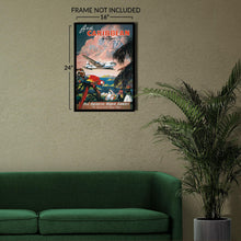 Cargar imagen en el visor de la galería, Digitally Restored and Enhanced 1935 Fly to the Caribbean by Clipper Travel Poster - Vintage Pan American Airlines Poster - Historic Pan Am Poster Wall Art