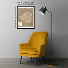 Load image into Gallery viewer, Digitally Restored and Enhanced 2002 Zimbabwe Map Poster - Restored Map of Zimbabwe South Africa Wall Art Print - Zimbabwe South Africa Map Print