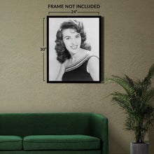 Cargar imagen en el visor de la galería, Digitally Restored and Enhanced 1958 Wanda Jackson Photo Print - Vintage Photo of The Queen of Rockabilly American Singer Wanda Jackson Poster Wall Art