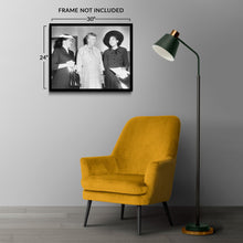 Cargar imagen en el visor de la galería, Digitally Restored and Enhanced 1956 Rosa Parks Eleanor Roosevelt & H.C. Foster Photo - Old Photo of Rosa Parks Eleanor Roosevelt and Autherine Lucy Poster